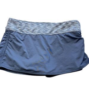 TYR Black Swim Skort With Synge Sides